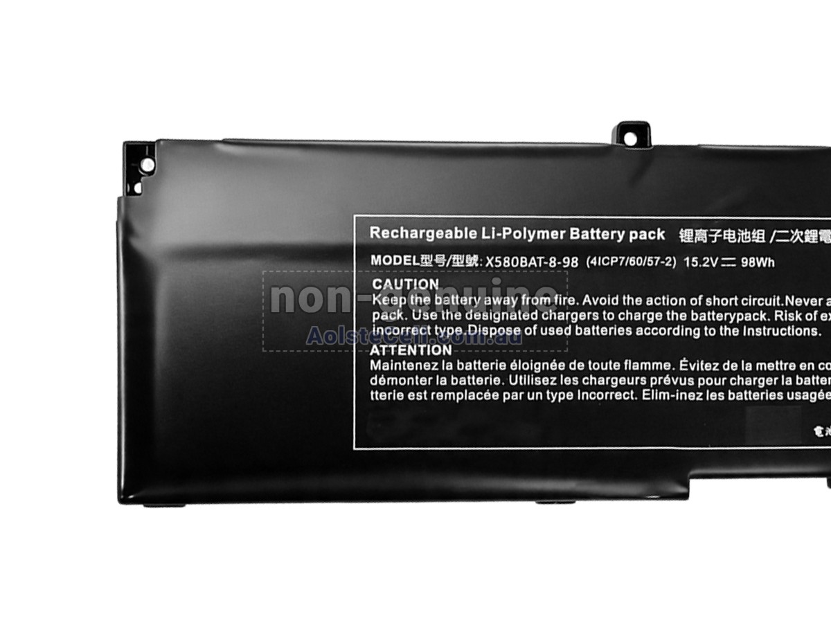 Replacement Clevo X580BAT-8-98 battery