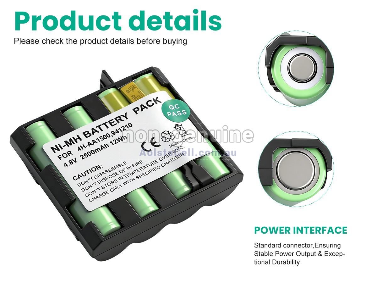Replacement Compex 4H-AA1500 battery