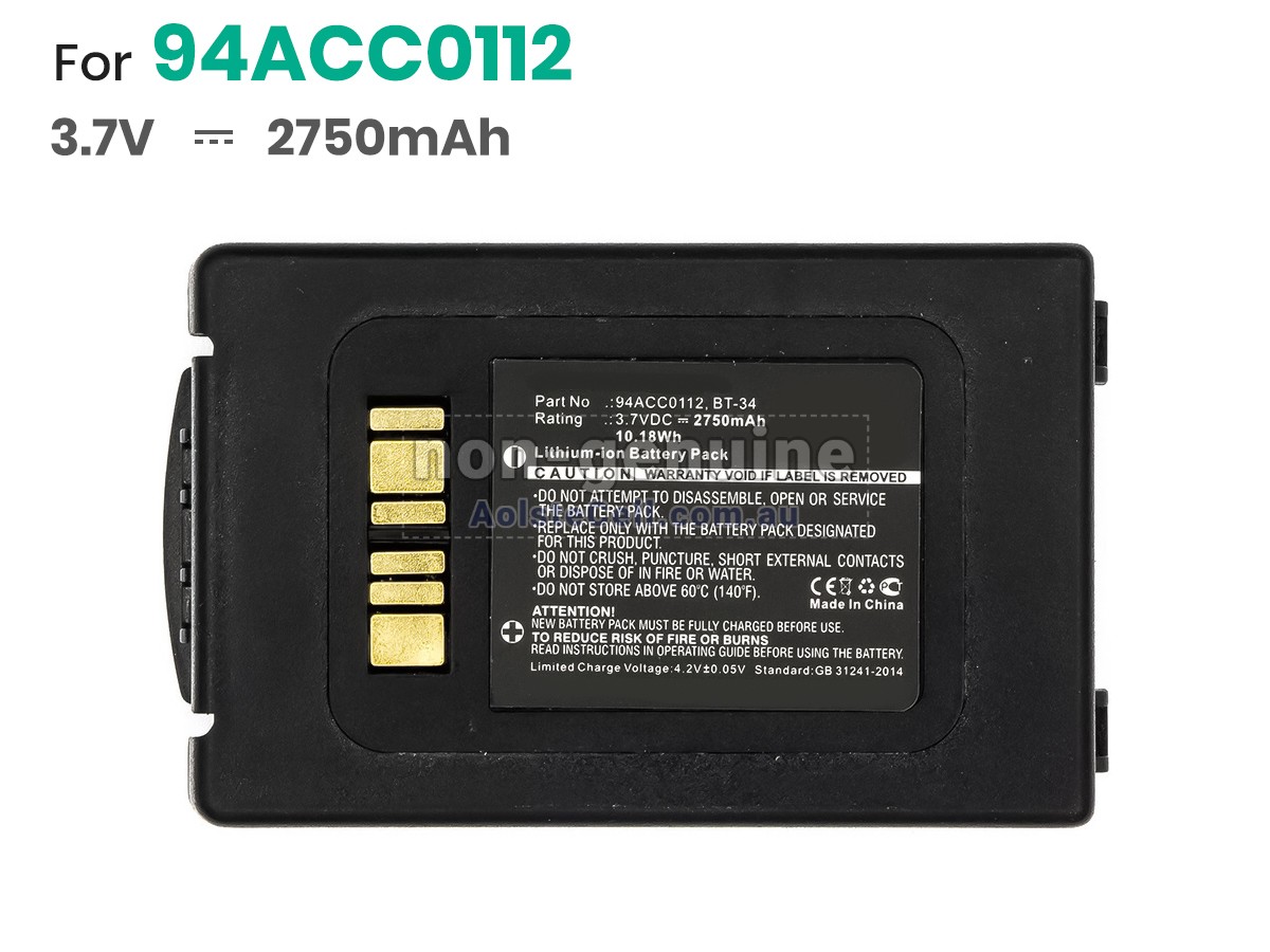 Replacement Datalogic BT-9 battery