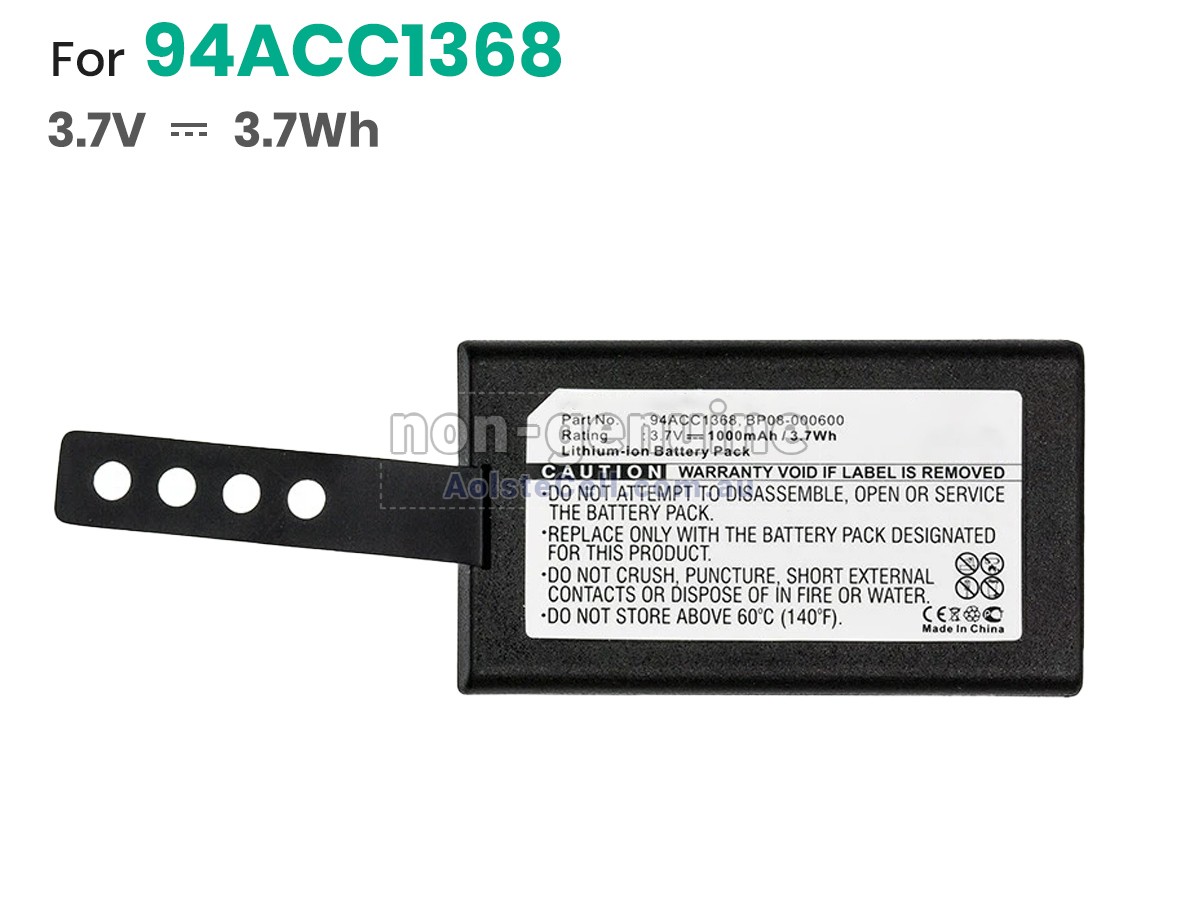 Replacement Datalogic 11300794 battery