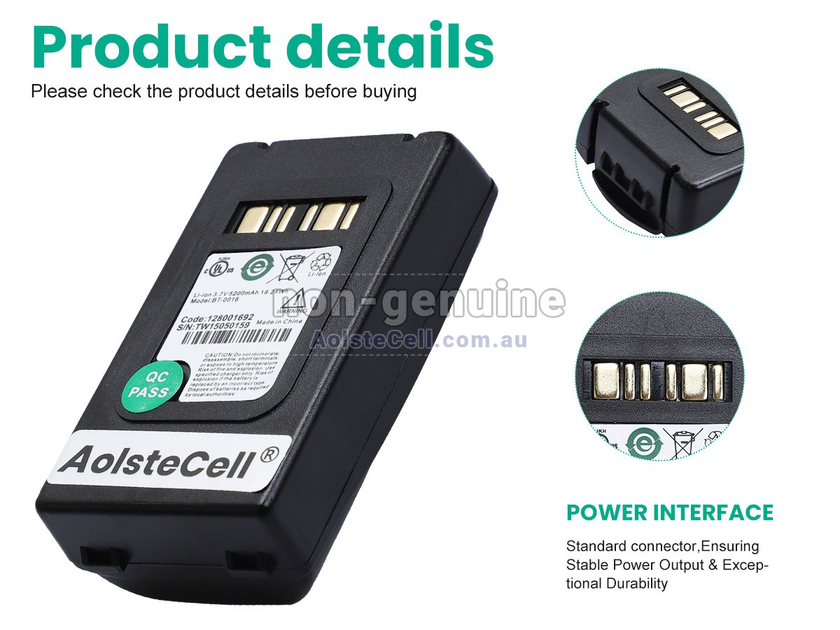 Replacement Datalogic 94ACC0046 battery