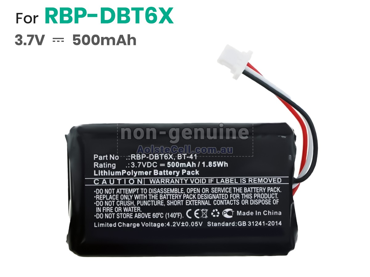 Replacement Datalogic 128004100 battery