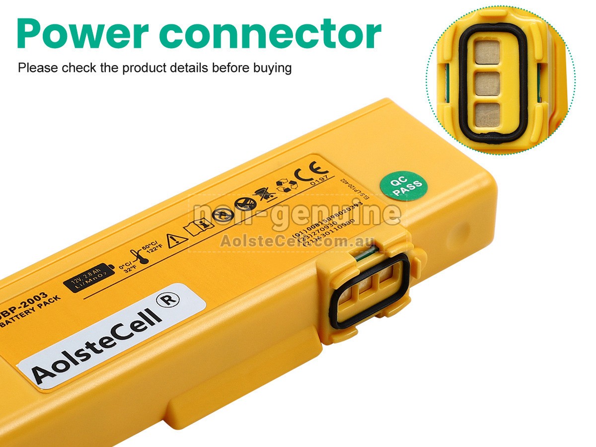Replacement Defibtech DCF-2013 battery