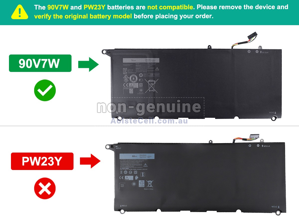 Replacement Dell P54G002 battery