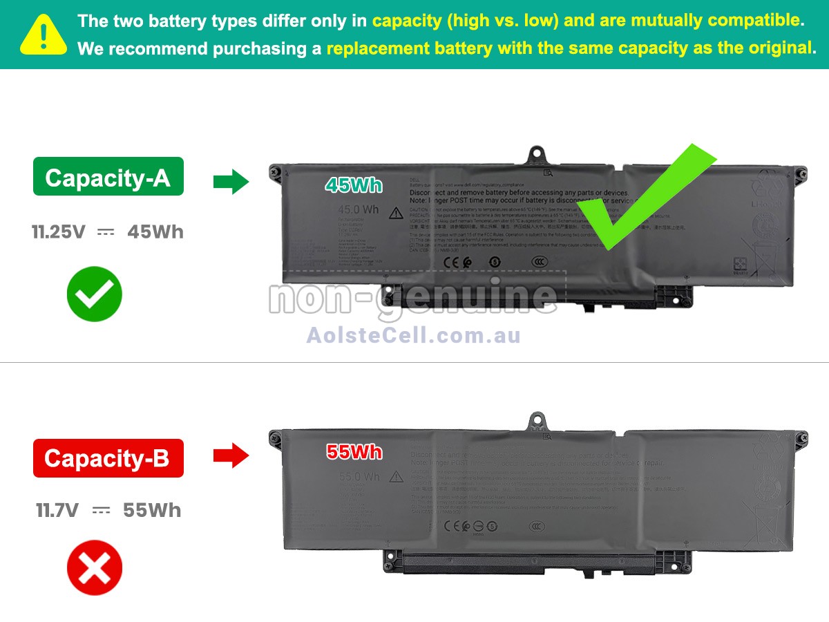 Replacement Dell CGR6V battery