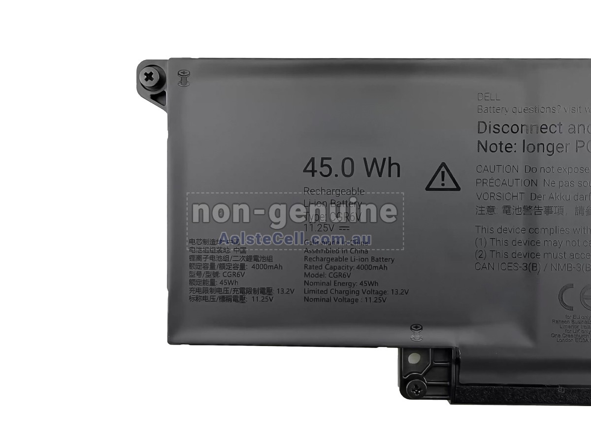 Replacement Dell CGR6V battery