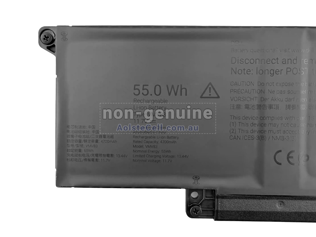 Replacement Dell CGR6V battery