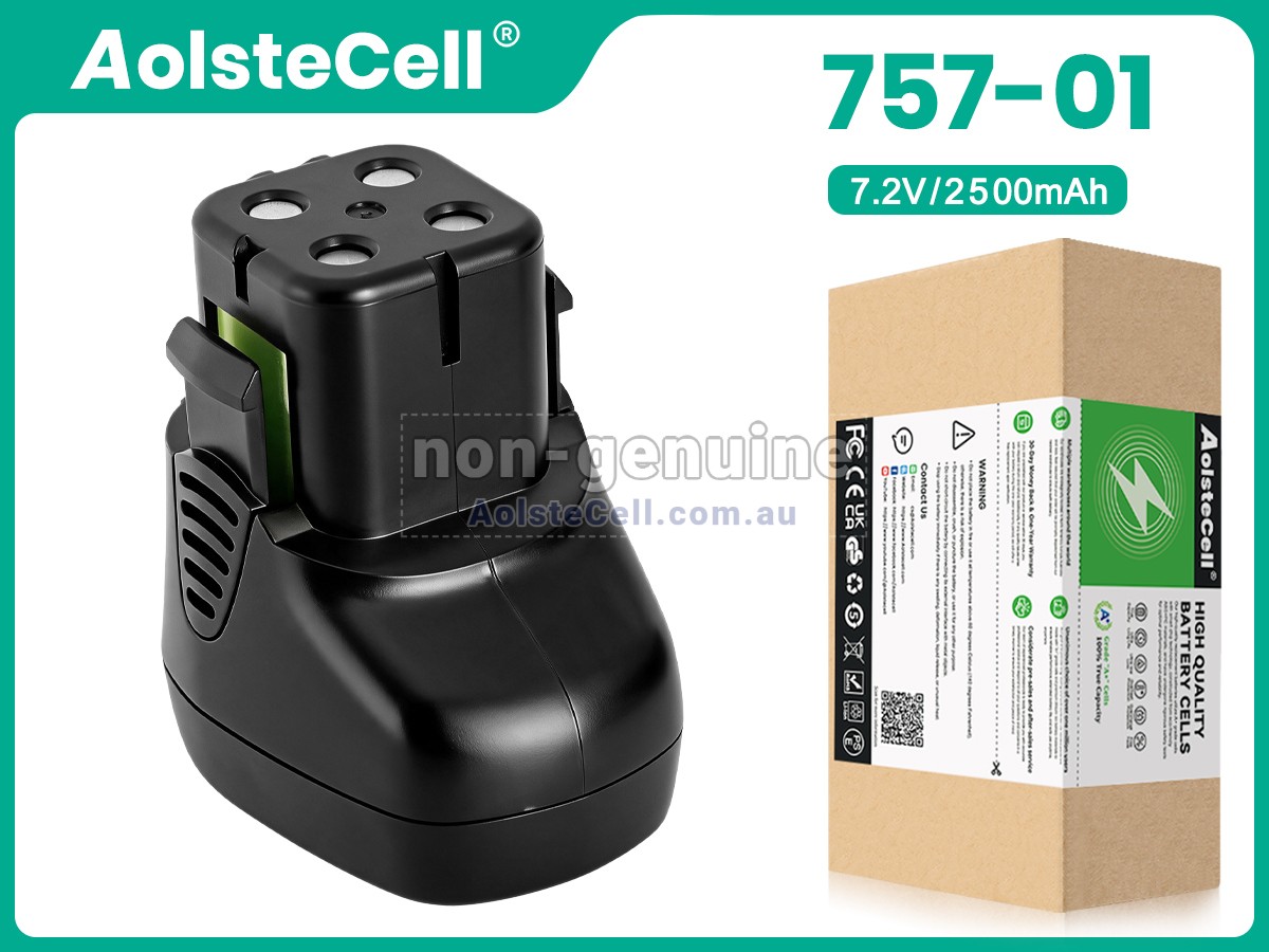 Replacement Dremel 7.2V 757-01 battery