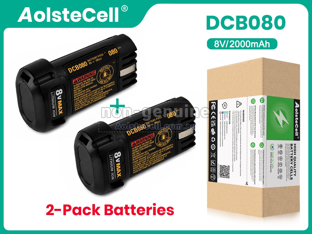 Replacement Dremel 8V DCB080 battery