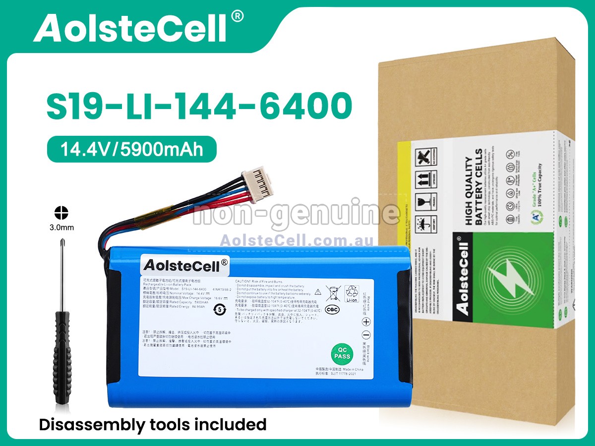 Replacement Ecovacs S19-LI-144-6400 battery