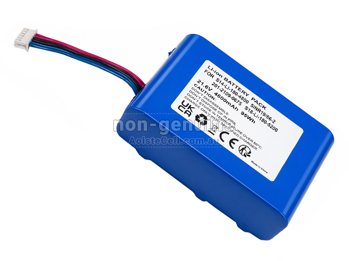 Replacement Ecovacs S18-LI-180-5200 battery