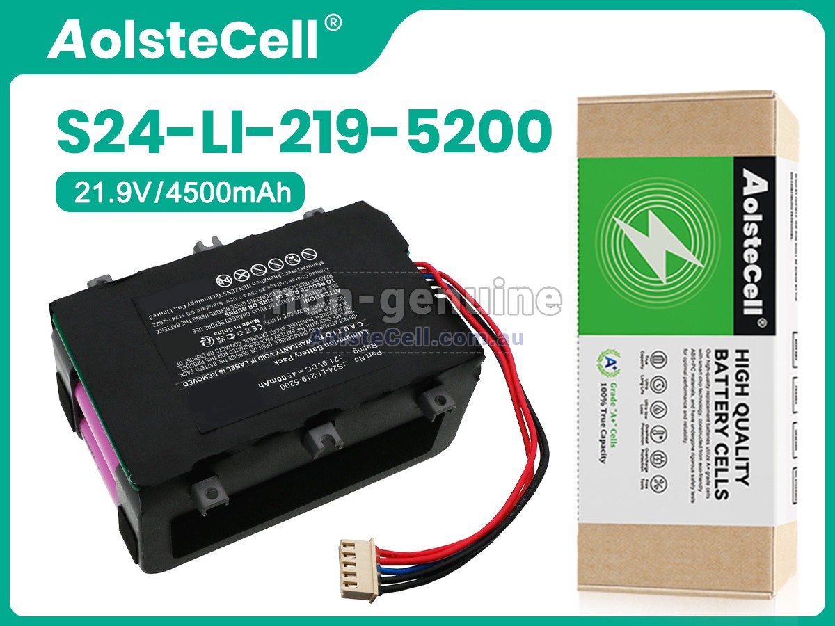 Replacement Ecovacs S24-LI-219-5200 battery
