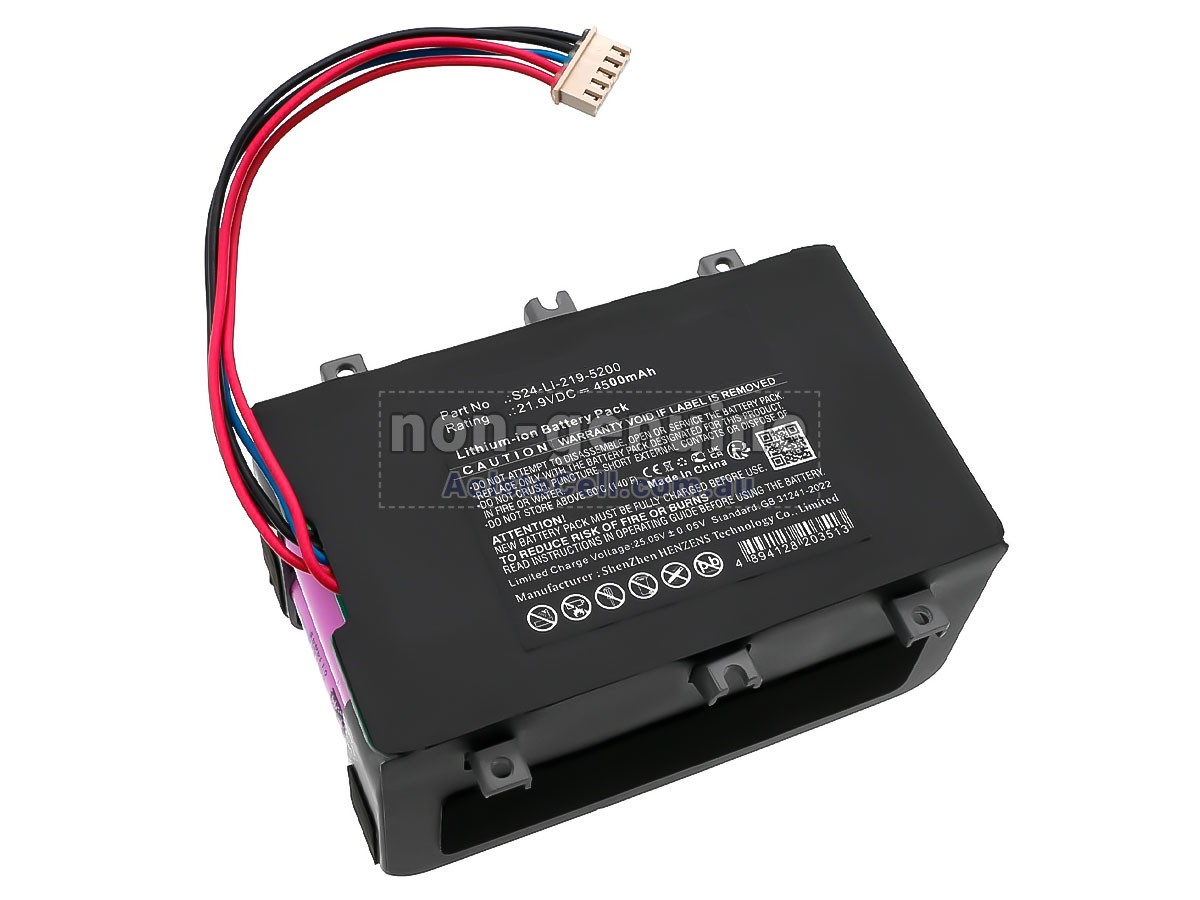 Replacement Ecovacs S24-LI-219-5200 battery