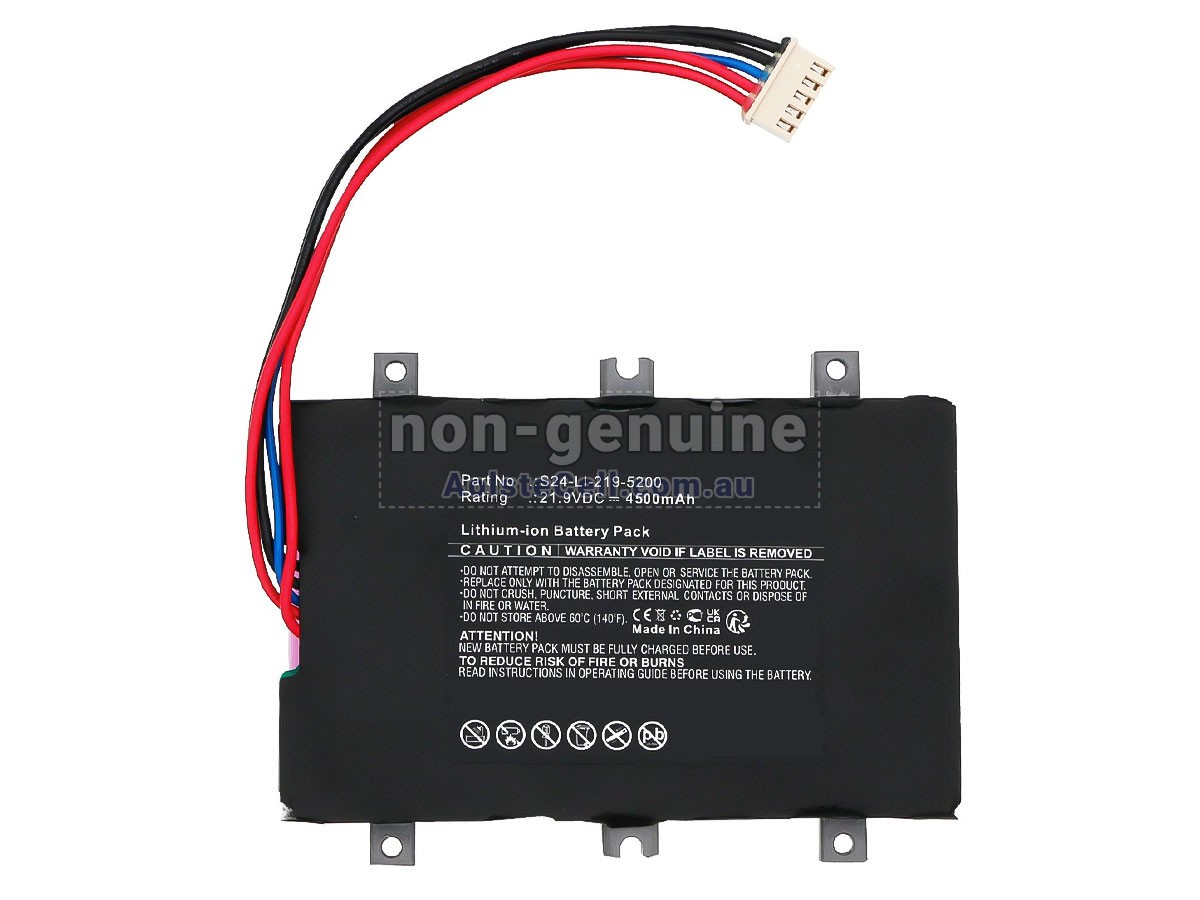 Replacement Ecovacs S24-LI-219-5200 battery