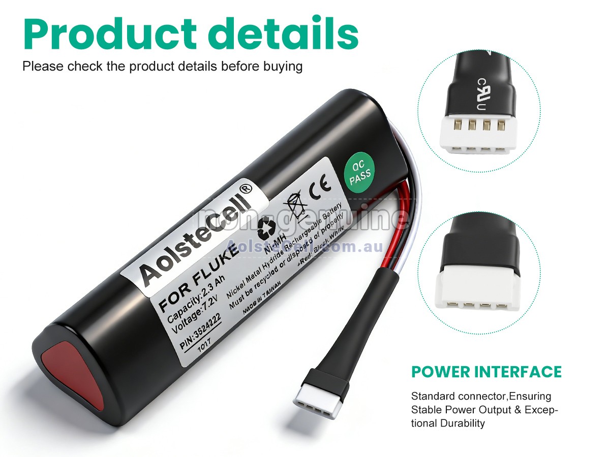 Replacement FLUKE 3105035 battery