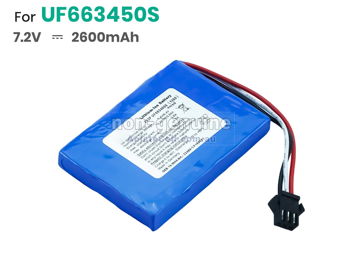 Replacement FLUKE 2S2P UF663450S battery