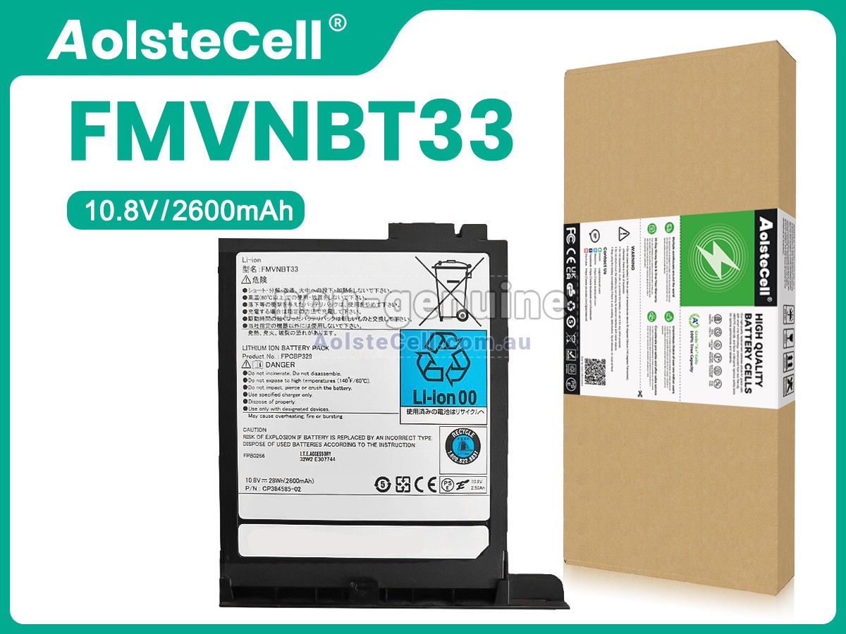 Replacement Fujitsu CP384585-02 battery
