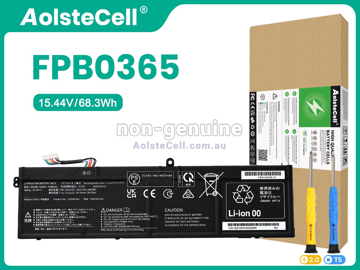 Replacement Fujitsu FPB0365(4ICP5/80/70) battery