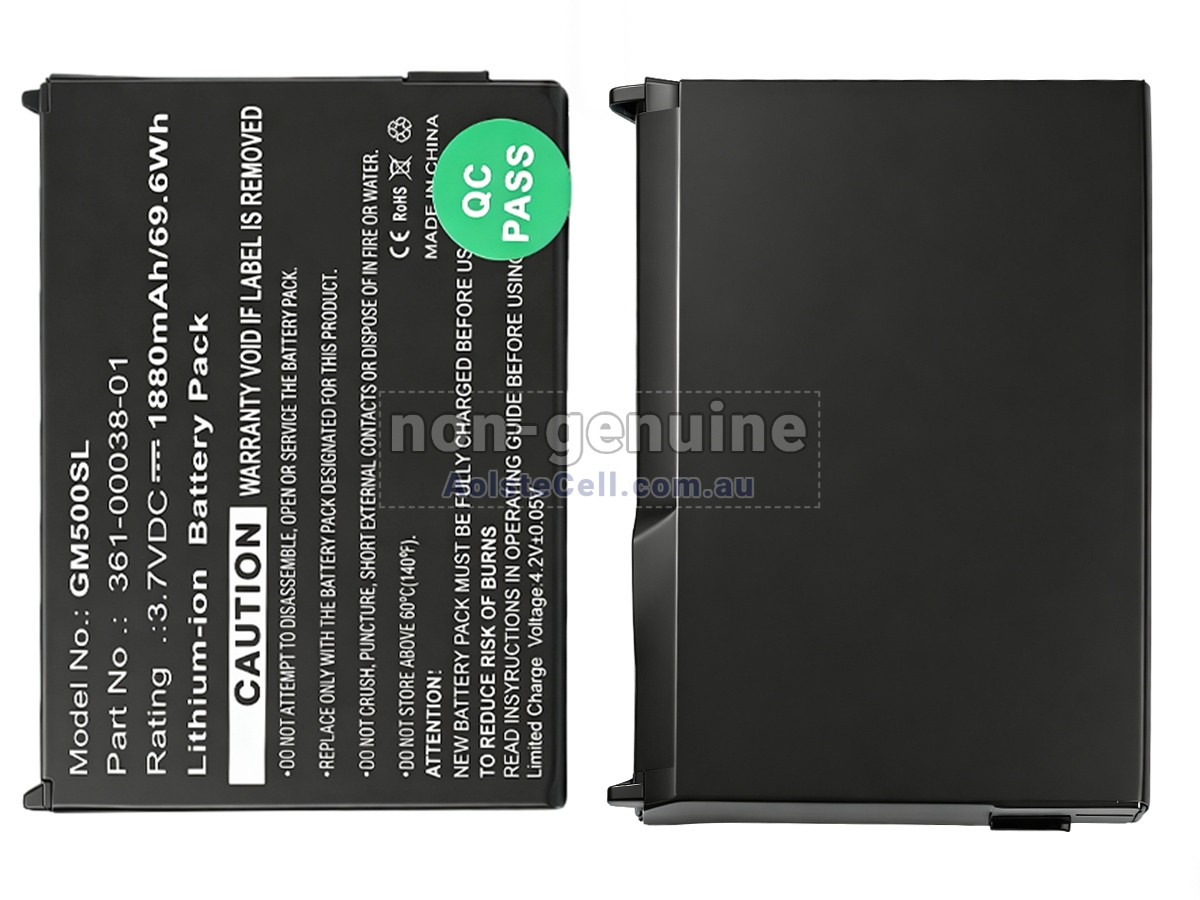 Replacement Garmin AERA 560 battery