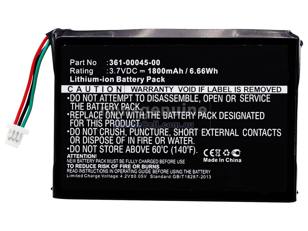 Replacement Garmin 361-00045- battery