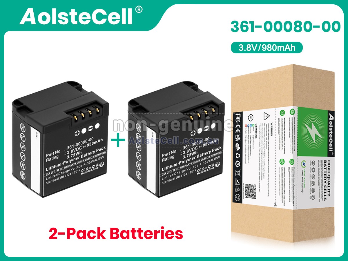 Replacement Garmin VIRB X battery