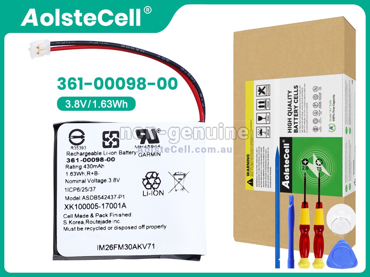 Replacement Garmin FENIX 5X PLUS battery