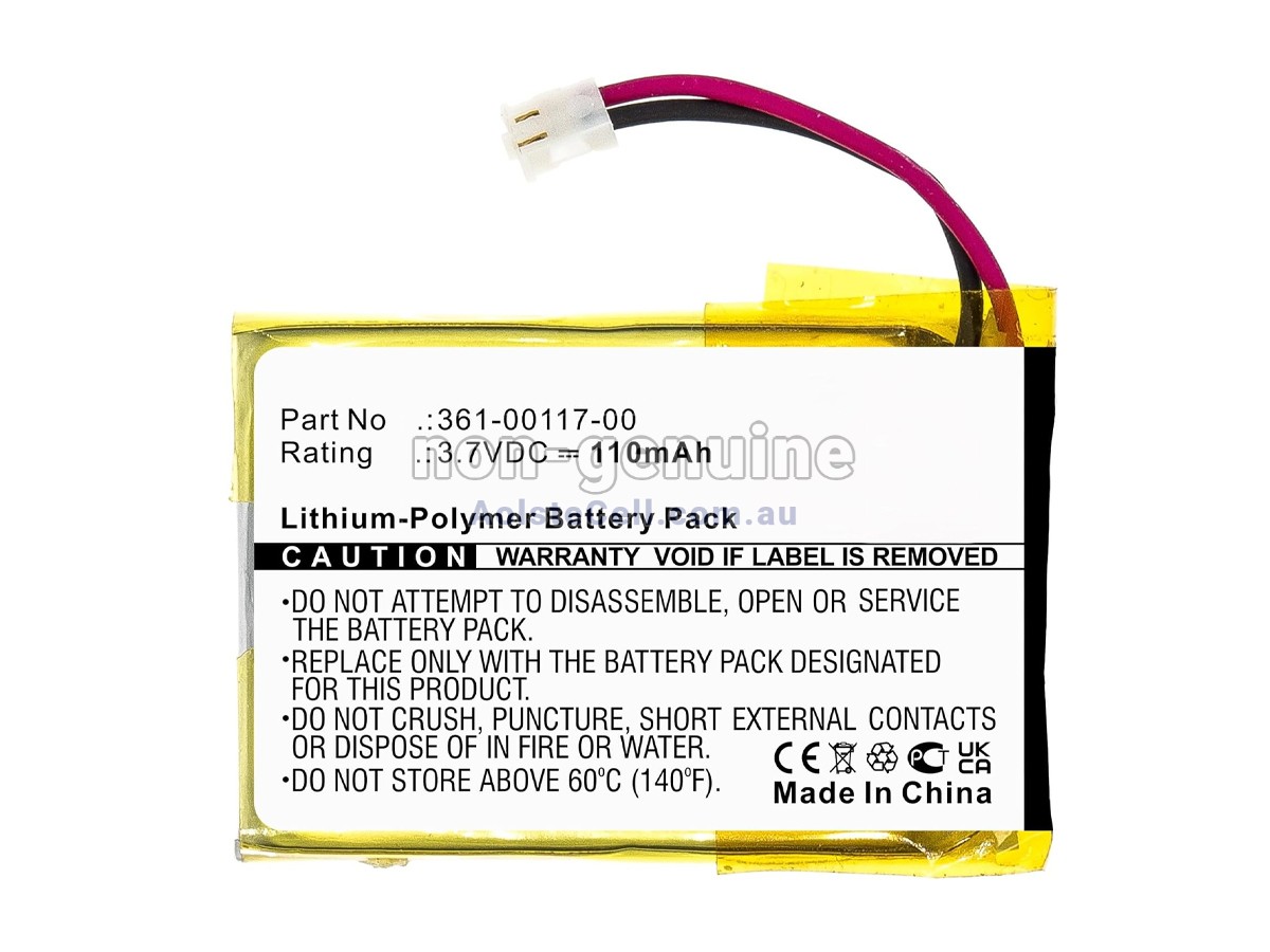 Replacement Garmin 361-00117-00 battery