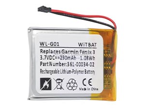 Battery For Garmin fenix 3 HR