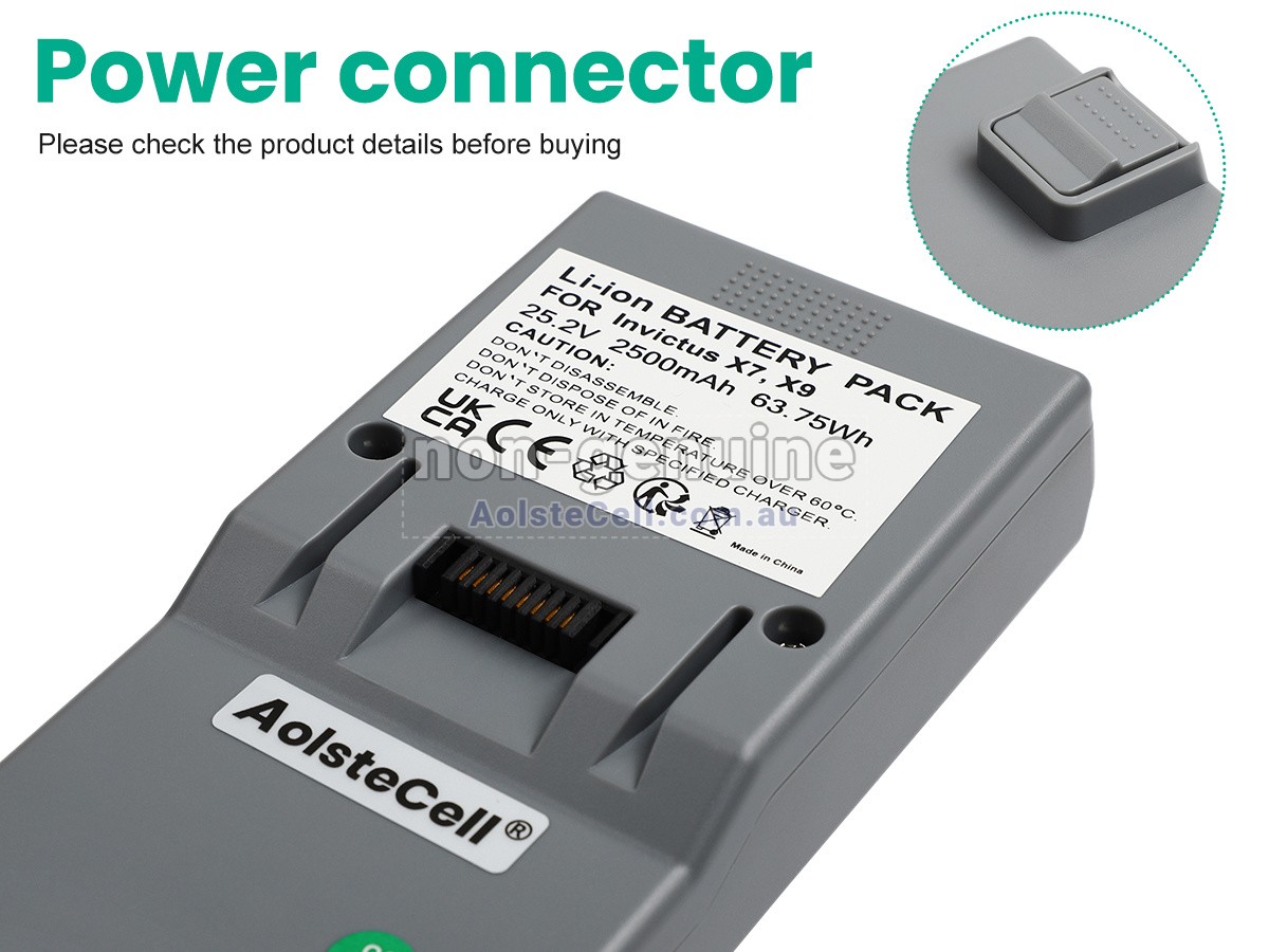 Replacement Genius X9 battery