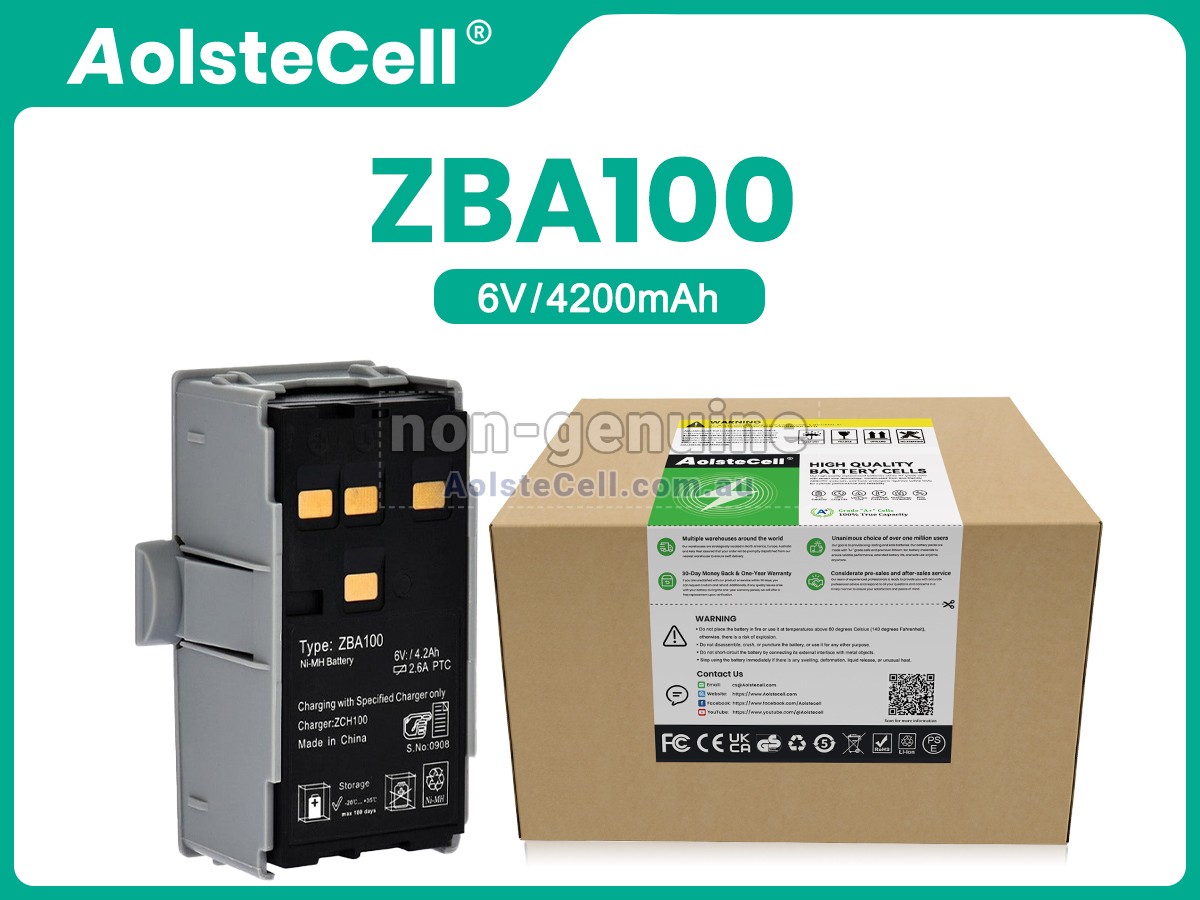 Replacement Geomax ZBA100 battery