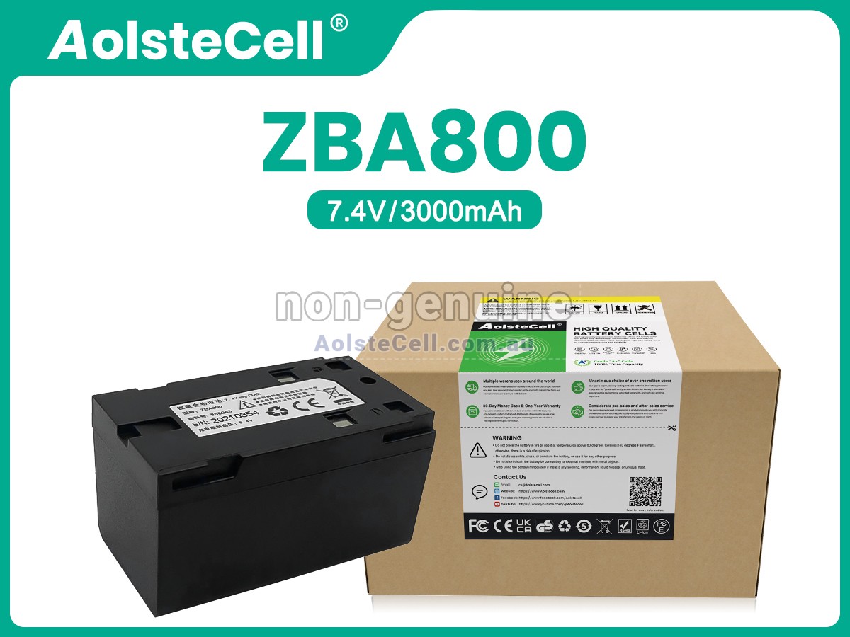 Replacement Geomax ZBA800 battery