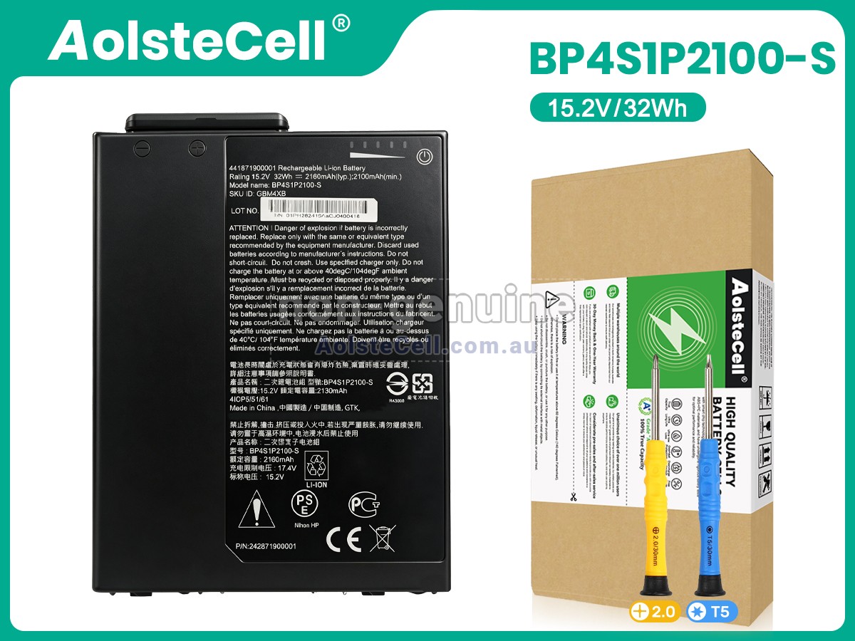 Replacement Getac 242871900001 battery
