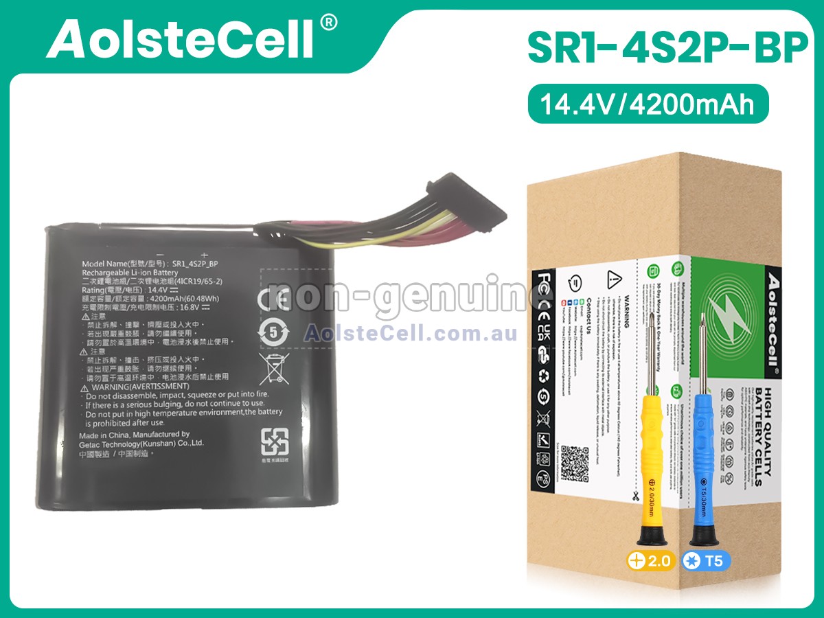 Replacement Getac SR1-4S2P-BP battery