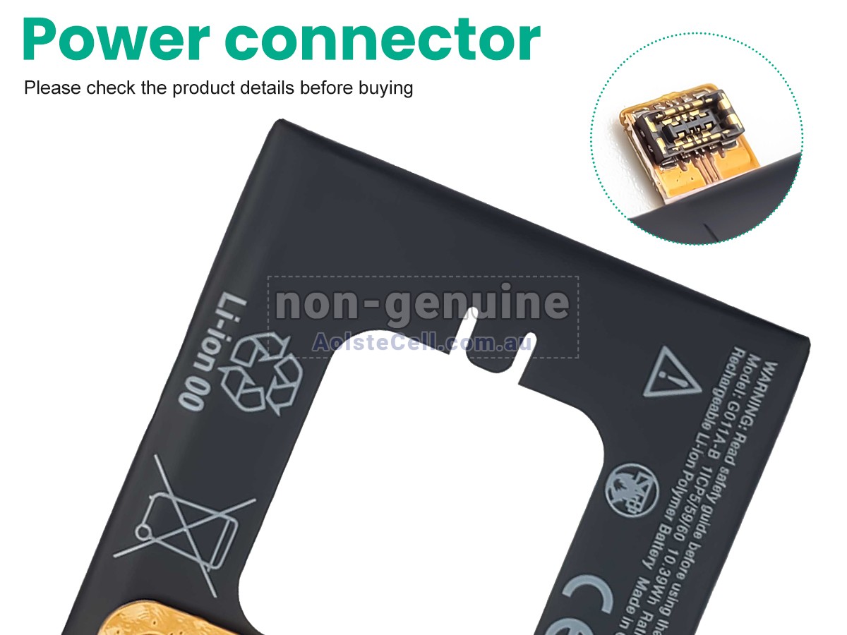 Replacement Google G011A-B battery