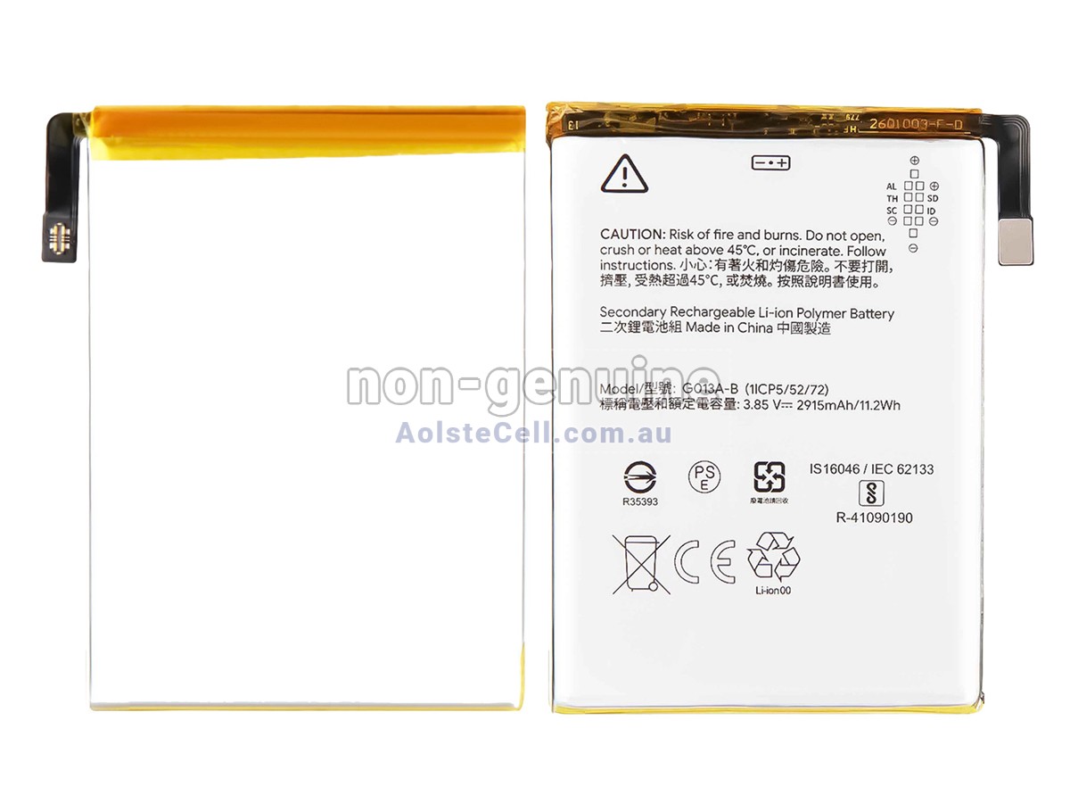 Replacement Google G013A-B battery