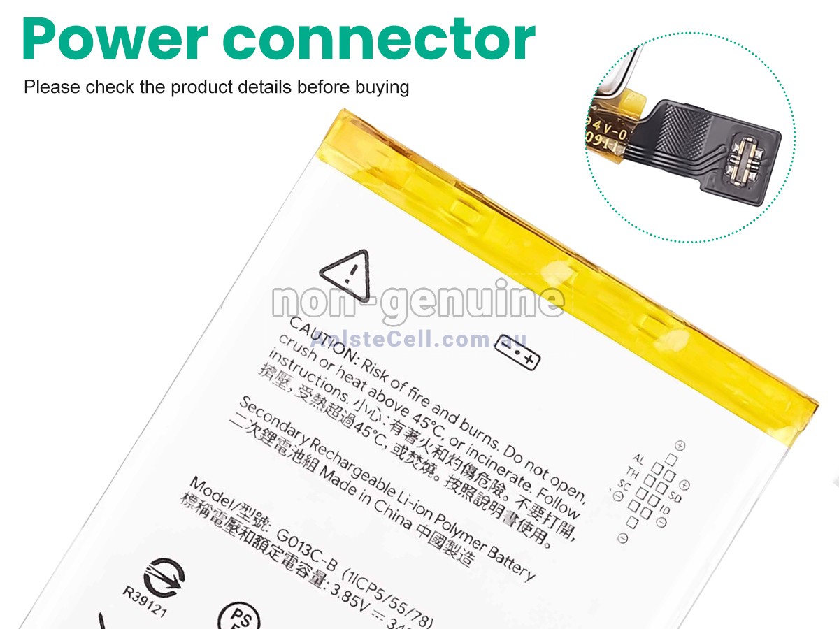 Replacement Google G013C-B battery