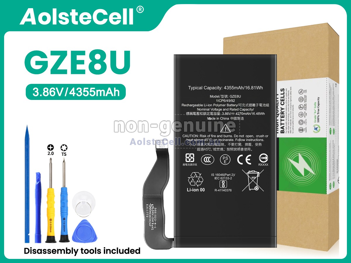 Replacement Google GZE8U battery