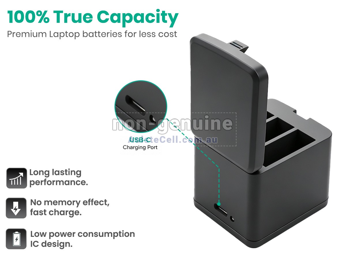 Replacement GoPro AHDBT-801 battery