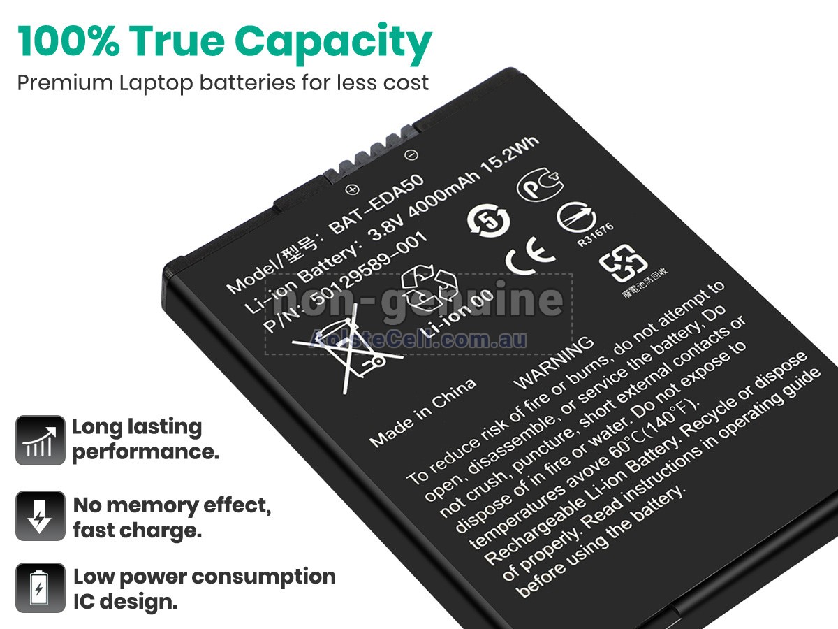 Replacement Honeywell EDA50KP-3 battery
