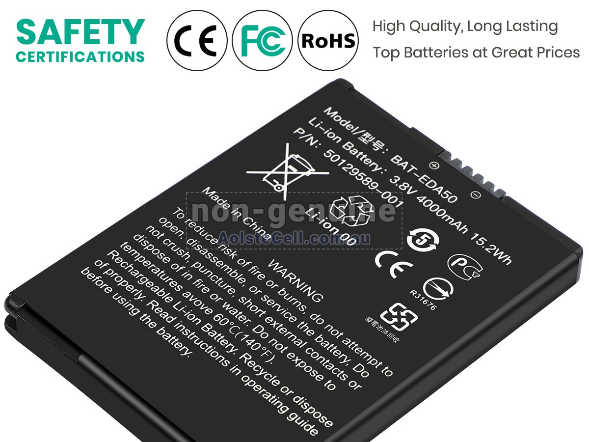 Replacement Honeywell EDA50KP-3 battery