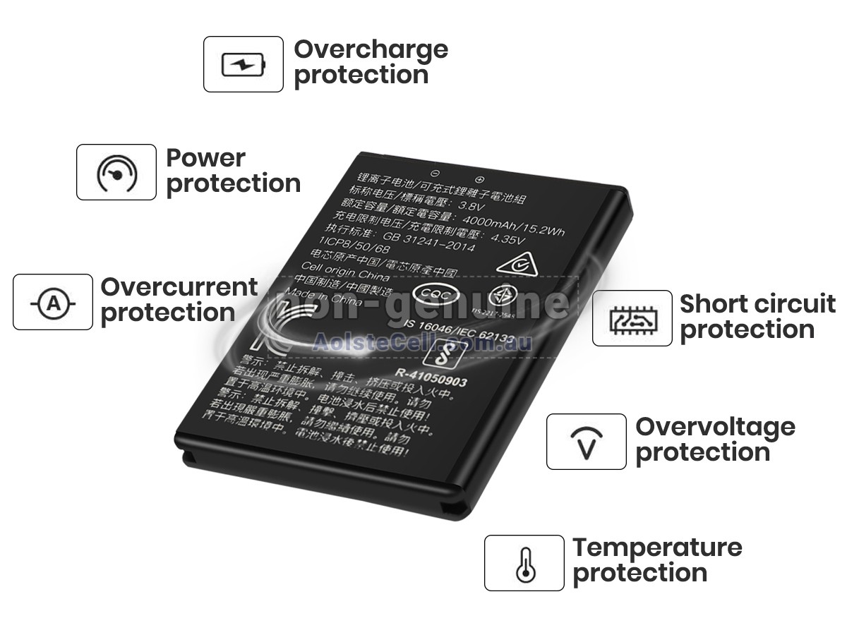 Replacement Honeywell EDA50KP-3 battery