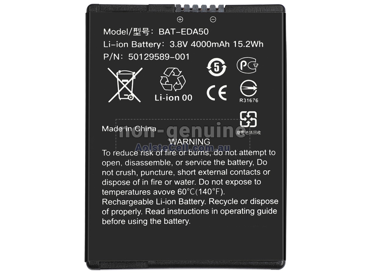Replacement Honeywell EDA50KP-3 battery