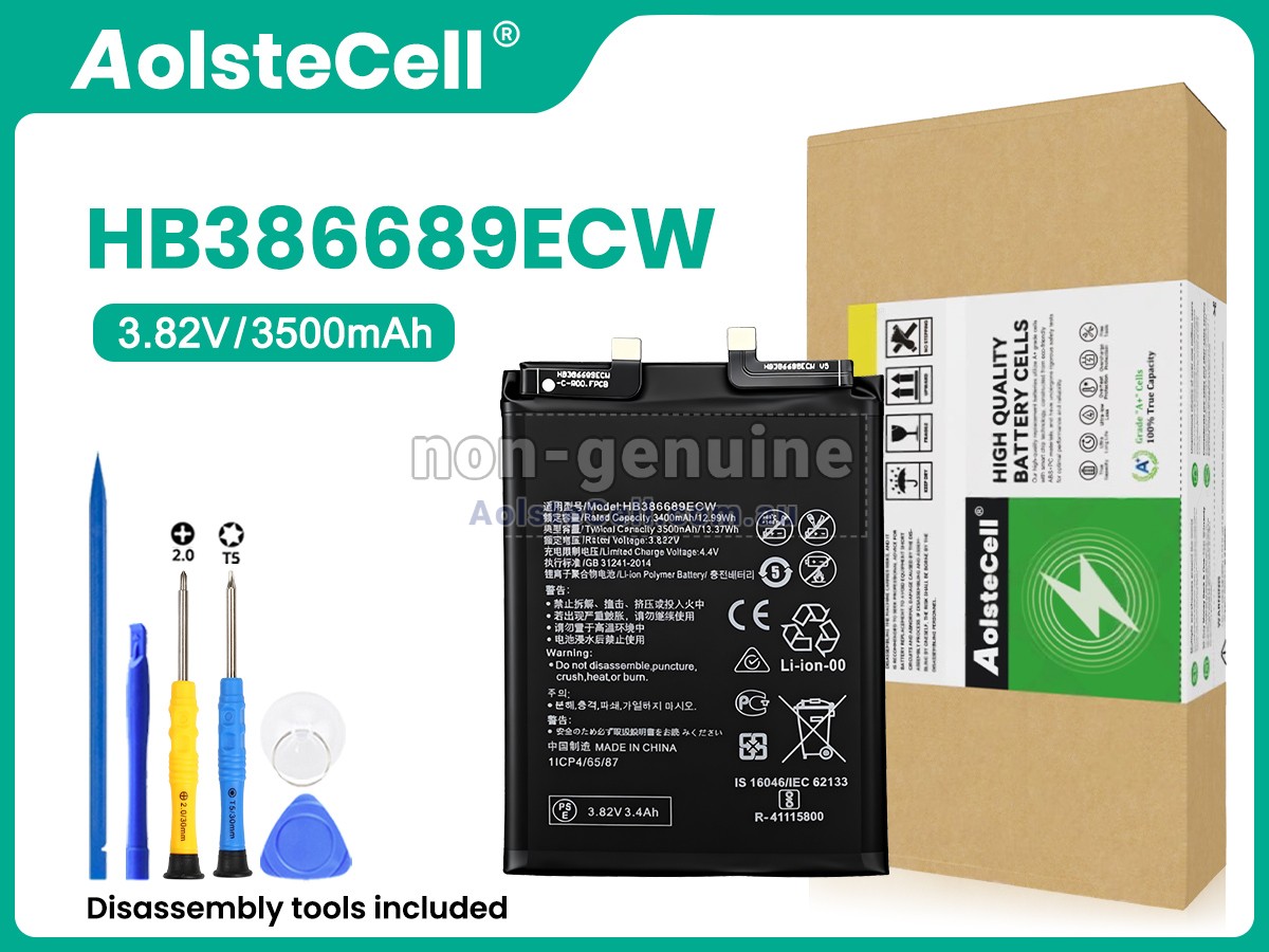 Replacement Honor HB386689ECW battery