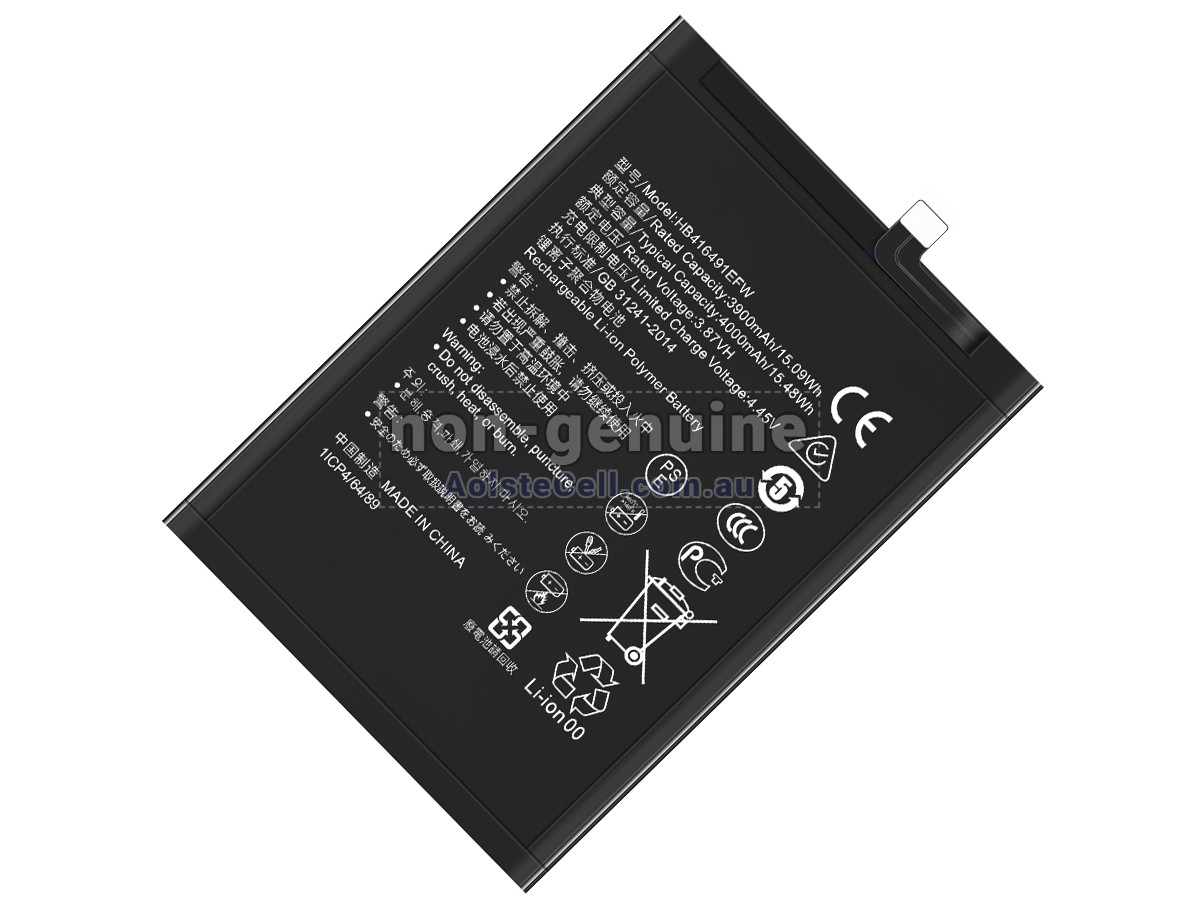 Replacement Honor HB416491EFW battery