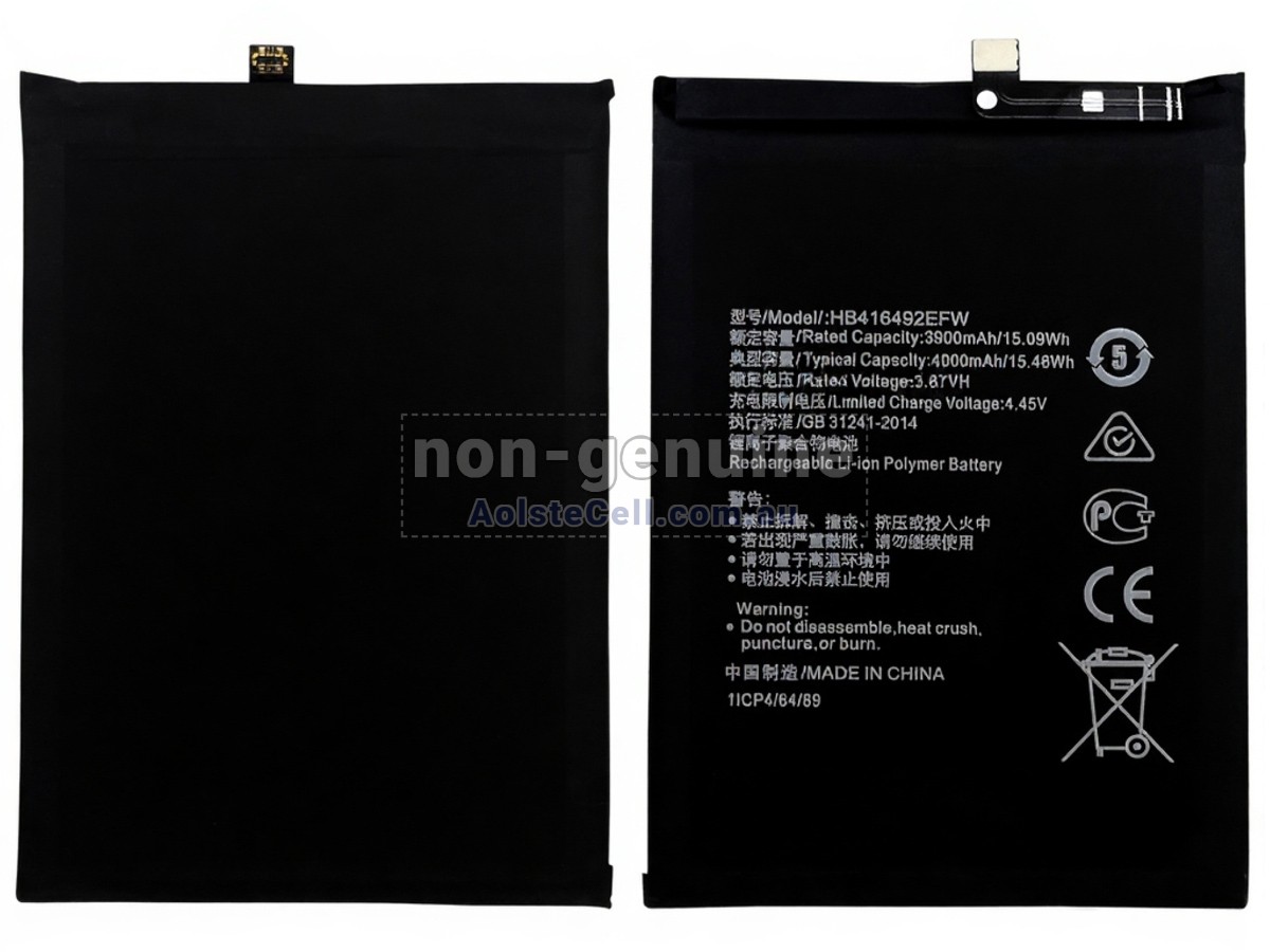 Replacement Honor HB416492EFW battery