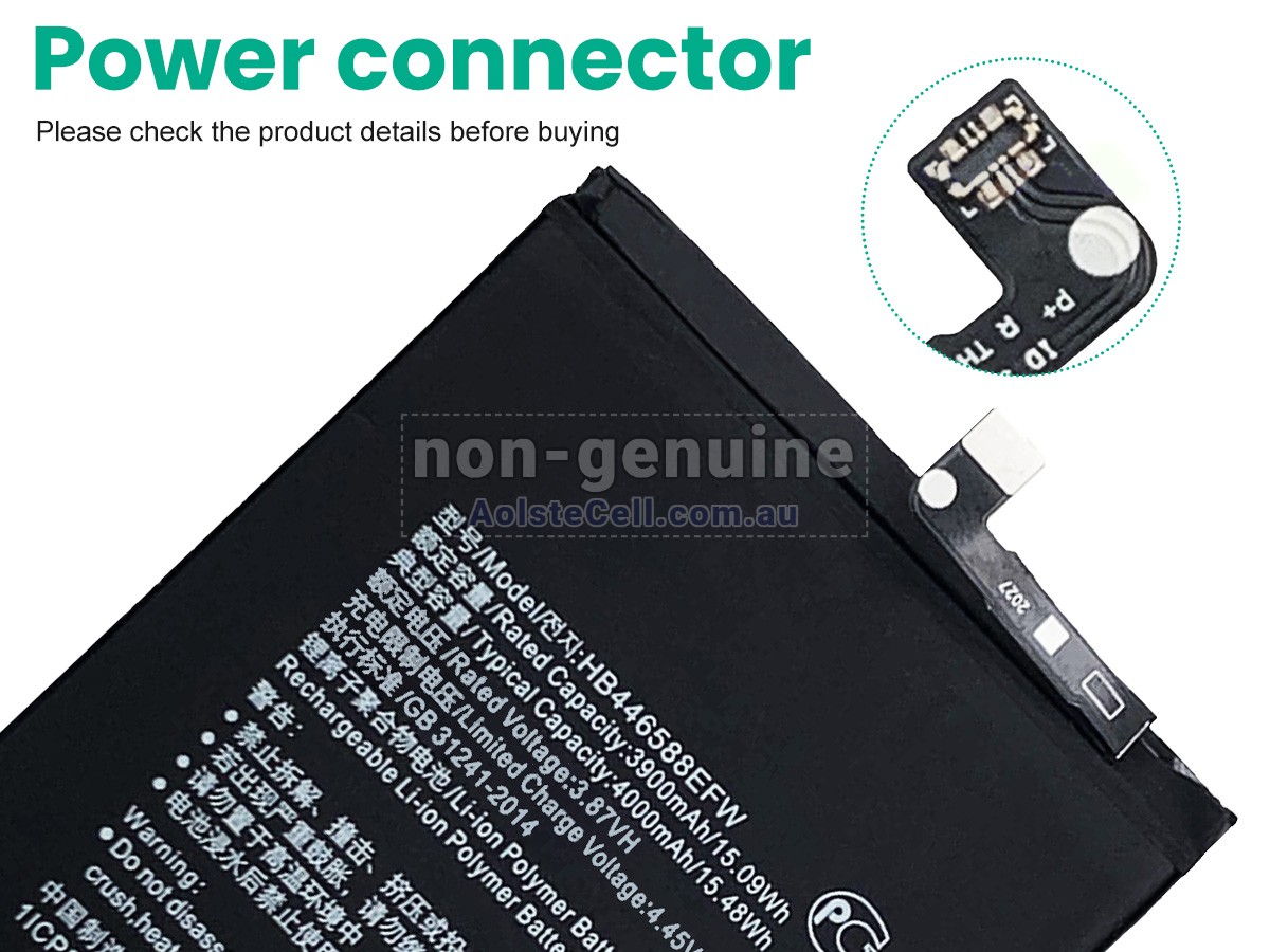 Replacement Honor HB446588EFW battery