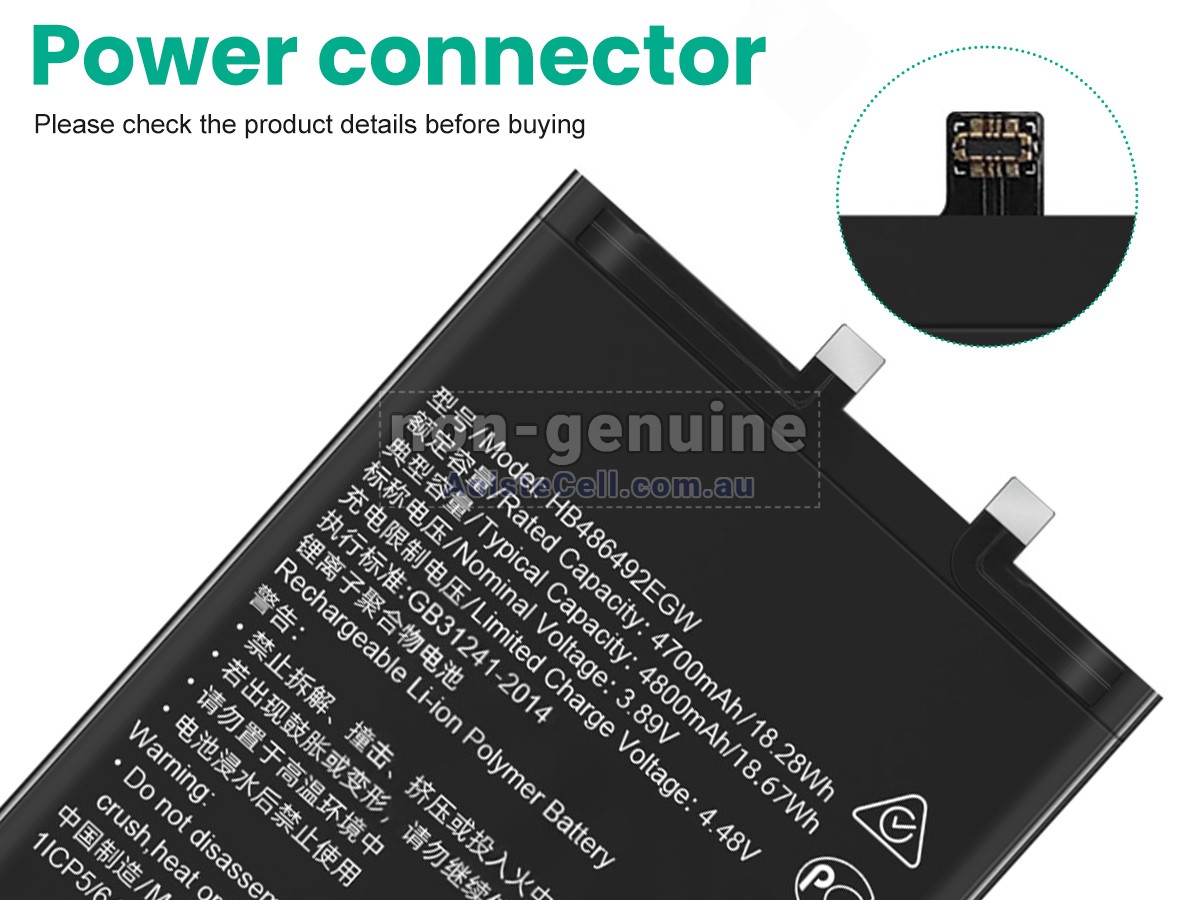 Replacement Honor 80 ANN-AN00 battery
