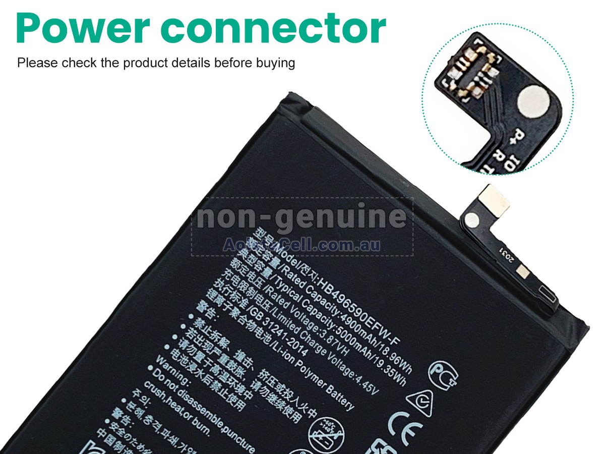 Replacement Honor HB496590EFW battery