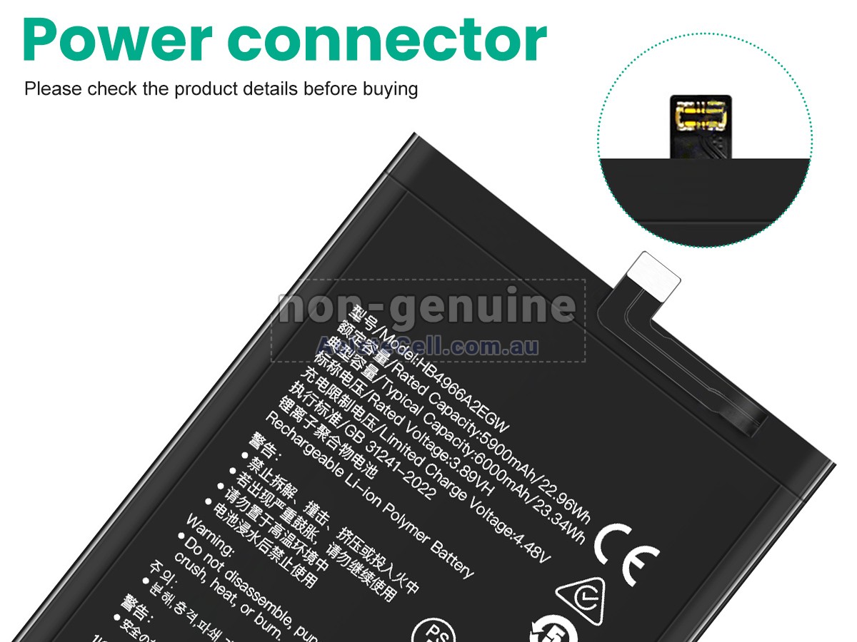 Replacement Honor HB4966A2EGW battery