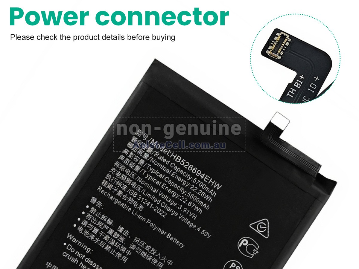 Replacement Honor HB526694EHW battery